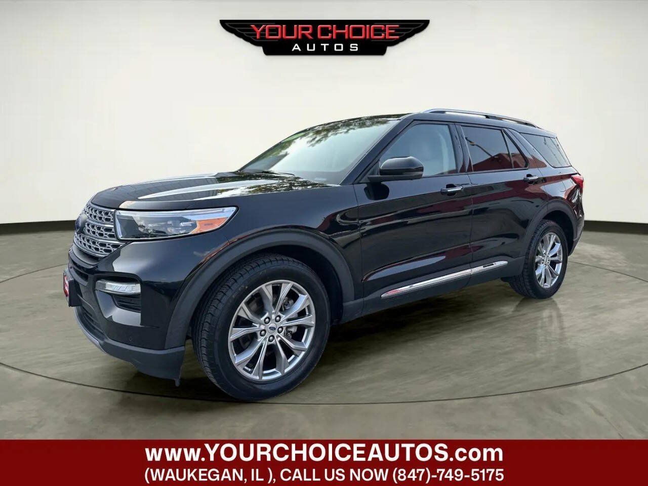 Used 2021 Ford Explorer Limited w/ Equipment Group 301A AWD/4WD image 1