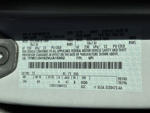 Used 2022 Ford Escape SEL image 31