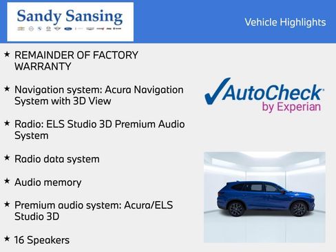 Used 2023 Acura MDX A-Spec AWD/4WD image 7