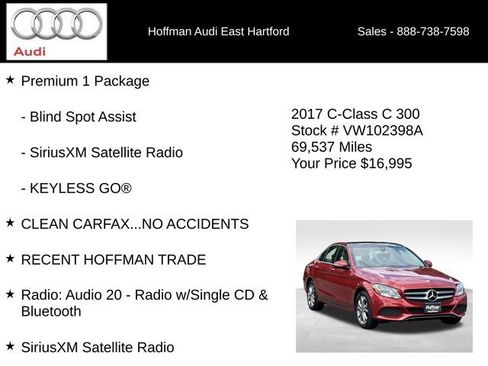 Used 2017 Mercedes-Benz C 300 4MATIC Sedan image 6