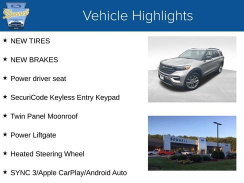 Used 2022 Ford Explorer XLT w/ Equipment Group 202A image 5