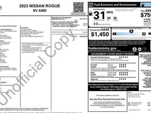 Used 2023 Nissan Rogue SV AWD/4WD image 25