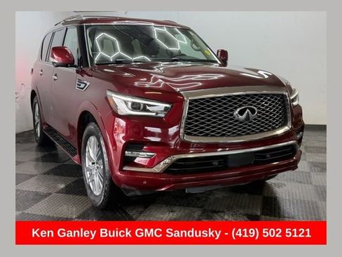 Used 2021 INFINITI QX80 Luxe w/ All-Season Package image 1