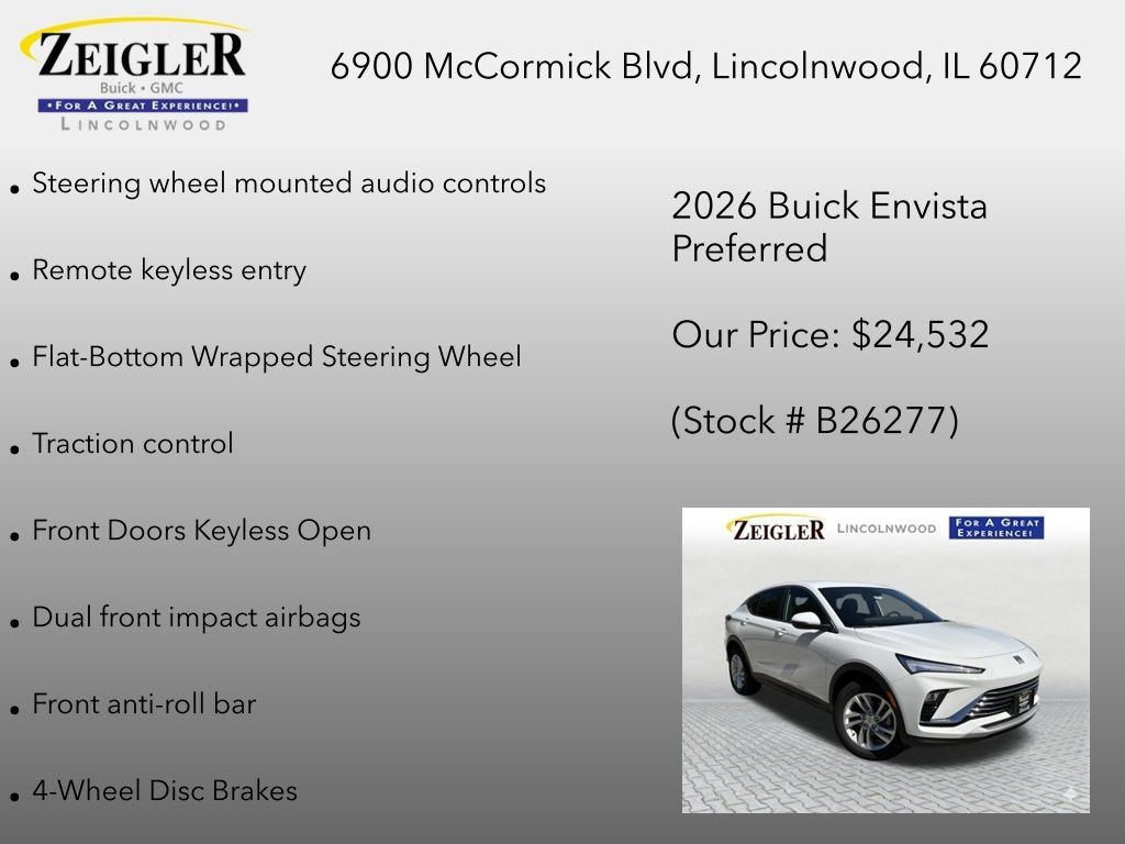 New 2026 Buick Envista Preferred w/ Convenience I Package FWD image 18