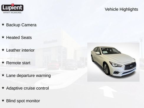 Used 2022 INFINITI Q50 Luxe AWD/4WD image 2