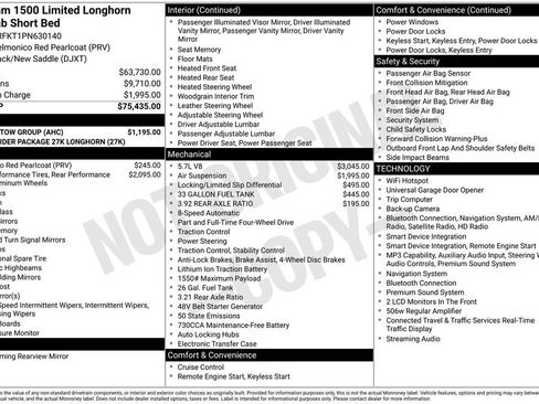 Used 2023 RAM 1500 Limited w/ Trailer Tow Group AWD/4WD image 3