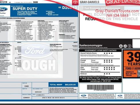 Used 2016 Ford F250 Lariat w/ Lariat Ultimate Package image 2