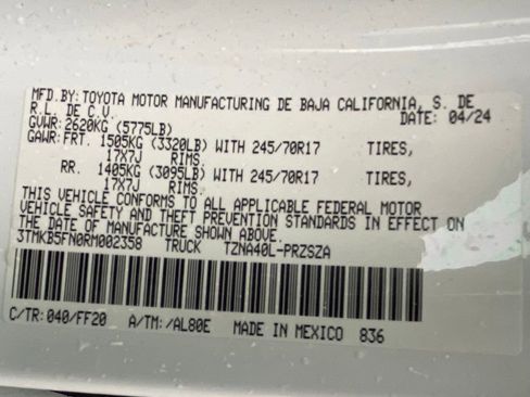 Used 2024 Toyota Tacoma SR5 image 21