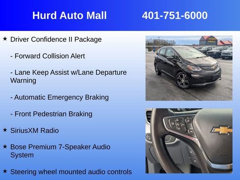 Used 2020 Chevrolet Bolt Premier w/ Infotainment Package image 12