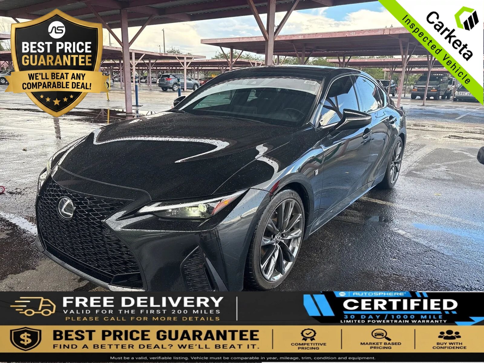 Used 2023 Lexus IS 350 F Sport w/ Memory Package RWD image 1