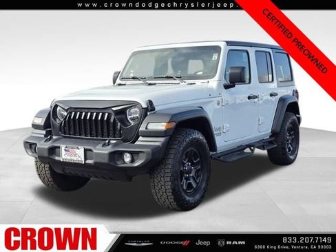 Certified 2021 Jeep Wrangler Unlimited Sport image 3