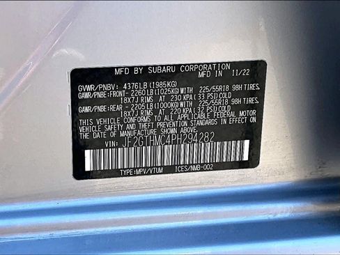 Used 2023 Subaru Crosstrek 2.5i Limited w/ Moonroof Package AWD/4WD image 36