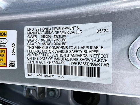 Used 2024 Honda Accord EX image 33