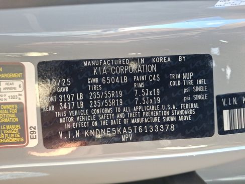 New 2026 Kia Carnival SX Prestige FWD image 21