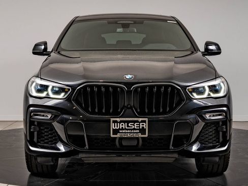 Used 2021 BMW X6 M50i w/ Executive Package AWD/4WD image 2