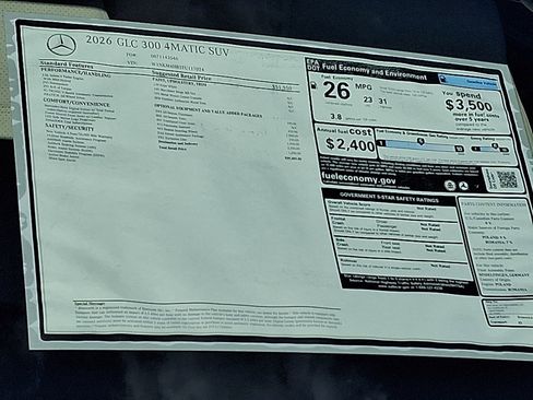 New 2026 Mercedes-Benz GLC 300 4MATIC image 19