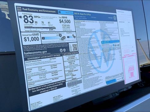 New 2025 Volkswagen ID. Buzz Pro S Plus RWD image 14