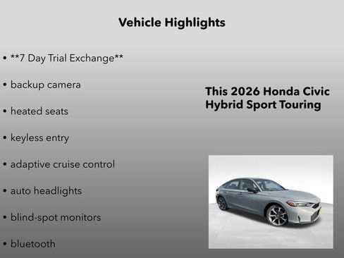 New 2026 Honda Civic Sport Touring image 5