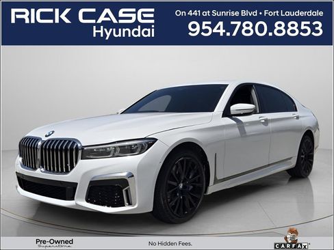 Used 2021 BMW 750i xDrive w/ Autobahn Package AWD/4WD image 1