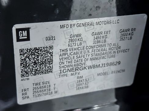 Used 2021 Chevrolet Traverse LT image 21