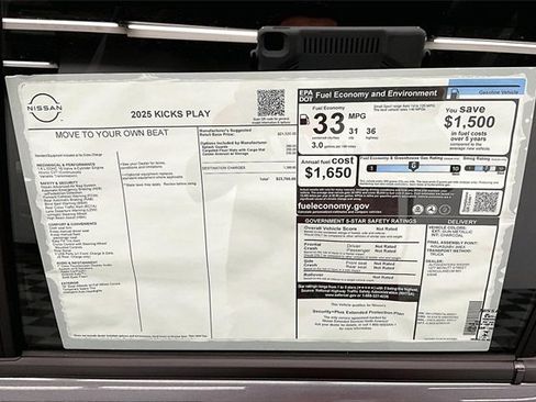 New 2025 Nissan Kicks Play S image 32