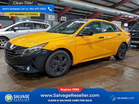 Used 2023 Hyundai Elantra Blue w/ Cargo Package image 1