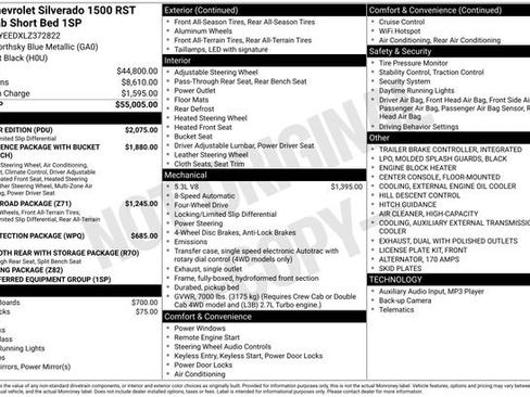 Used 2020 Chevrolet Silverado 1500 RST w/ True North Edition AWD/4WD image 23