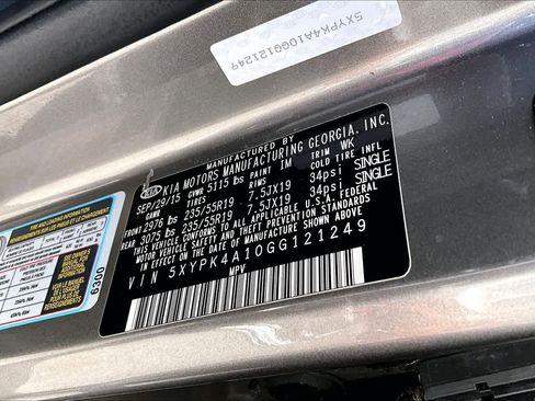 Used 2016 Kia Sorento SX w/ SXL Technology Package image 35