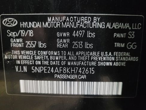 Used 2019 Hyundai Sonata SE FWD image 33