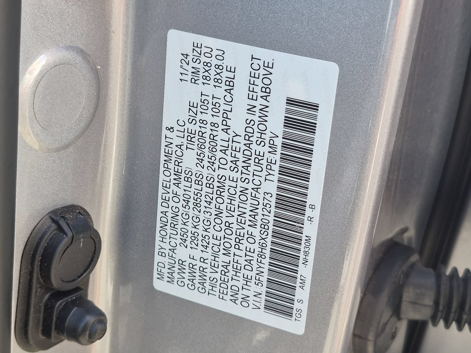 Certified 2025 Honda Passport TrailSport image 20