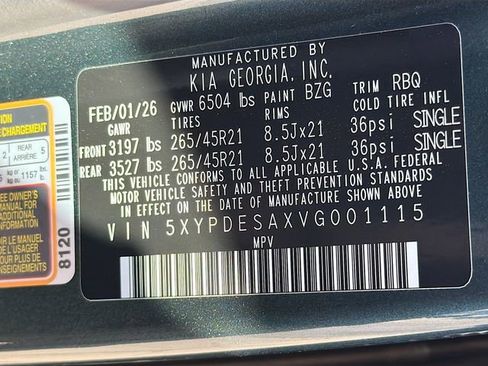 New 2027 Kia Telluride SX X-Line AWD/4WD image 35