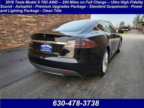 Used 2016 Tesla Model S 70D AWD/4WD image 2
