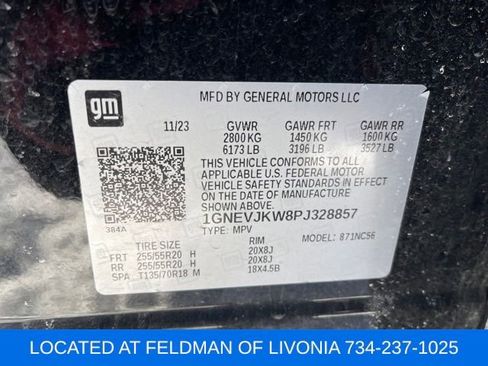 Used 2023 Chevrolet Traverse RS w/ LPO, Floor Liner Package image 10