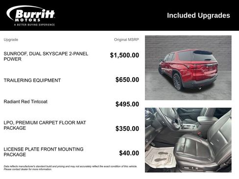 Used 2023 Chevrolet Traverse RS AWD/4WD image 3