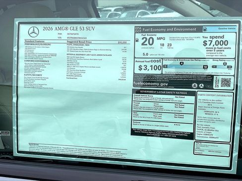 New 2026 Mercedes-Benz GLE 53 AMG 4MATIC image 13
