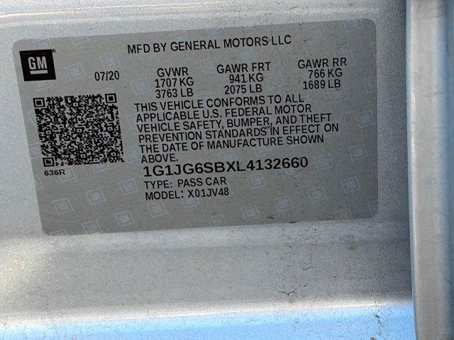 Used 2020 Chevrolet Sonic LT FWD image 15