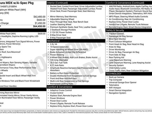 Certified 2026 Acura MDX A-Spec AWD/4WD image 3