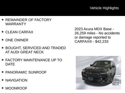 Used 2023 Acura MDX A-Spec AWD/4WD image 9