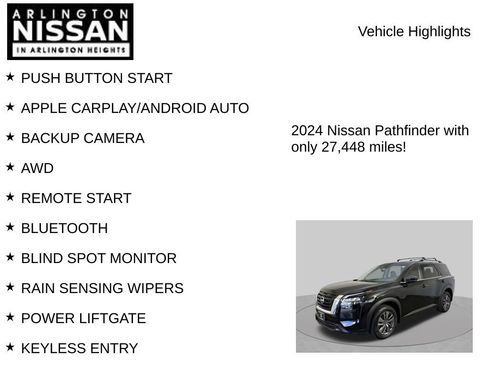 Certified 2024 Nissan Pathfinder SV AWD/4WD image 8