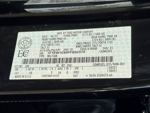 Used 2023 Ford F150 Tremor w/ 360 Degree Camera Package AWD/4WD image 24