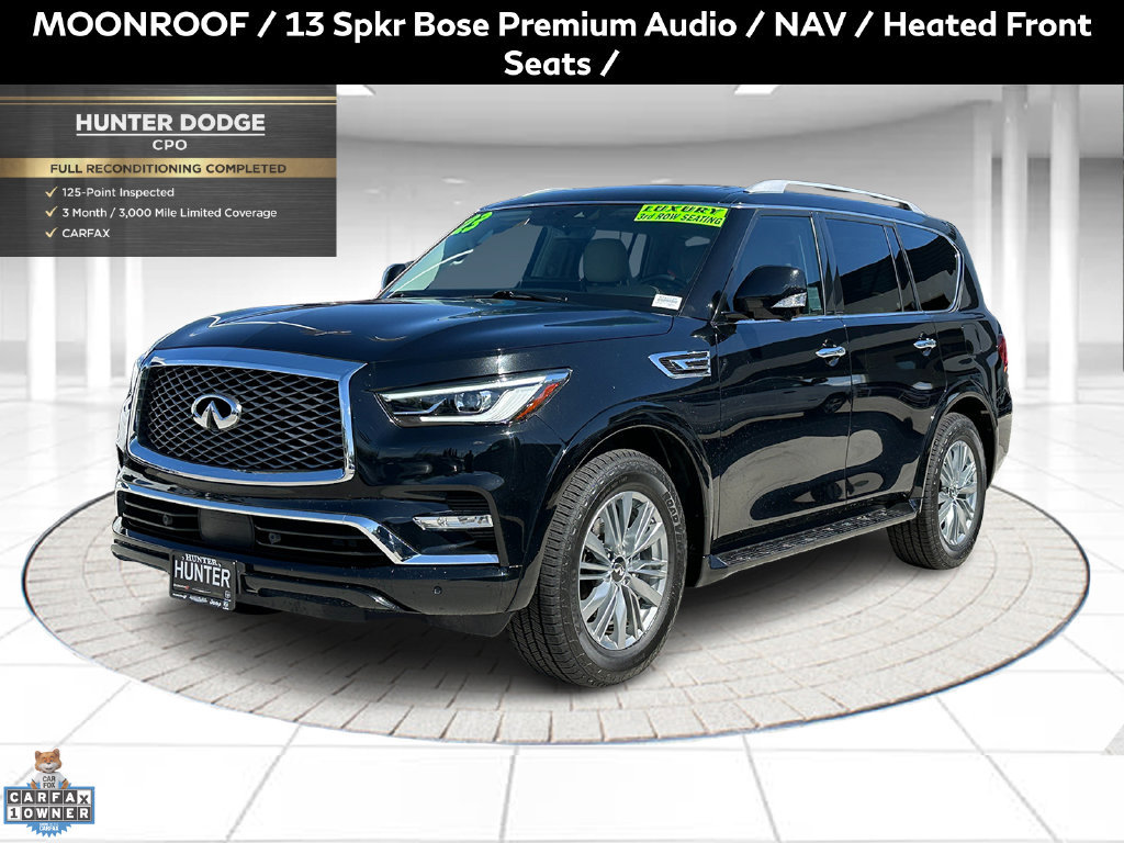 Used 2023 INFINITI QX80 Luxe w/ Cargo Package RWD image 1