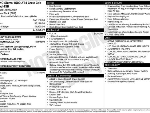Used 2024 GMC Sierra 1500 AT4 w/ Technology Package AWD/4WD image 2