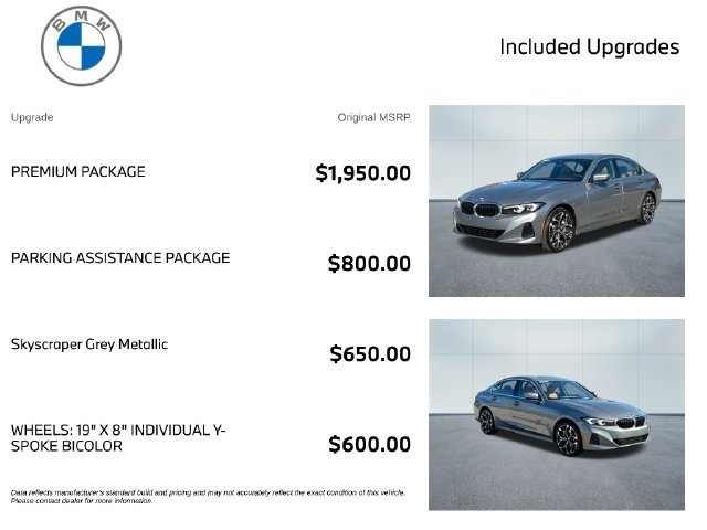 Used 2026 BMW 330i xDrive Sedan AWD/4WD image 3