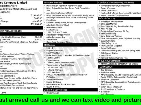 Used 2021 Jeep Compass Limited FWD image 1