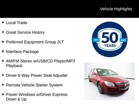 Used 2011 Chevrolet Malibu LT w/ Interface Package FWD image 5