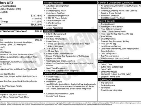 Used 2024 Subaru WRX image 20