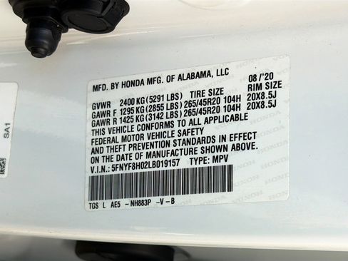 Used 2020 Honda Passport Elite image 44