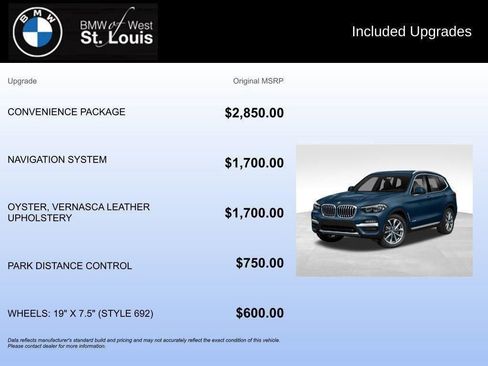 Used 2018 BMW X3 xDrive30i w/ Convenience Package image 42