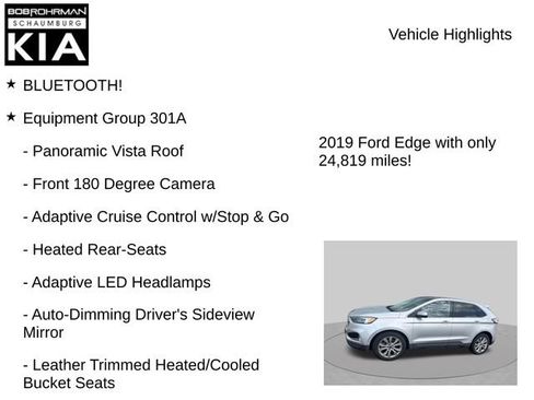 Used 2019 Ford Edge Titanium w/ Equipment Group 301A AWD/4WD image 7