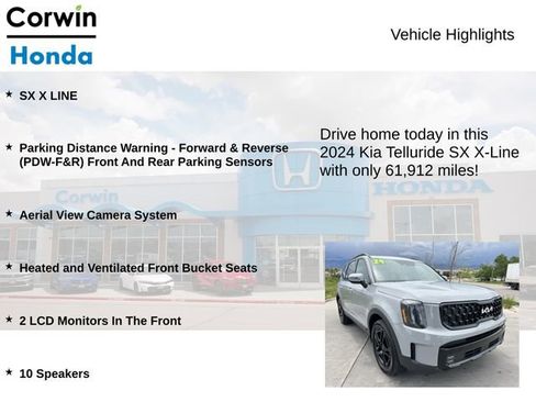 Used 2024 Kia Telluride SX X-Line AWD/4WD image 7